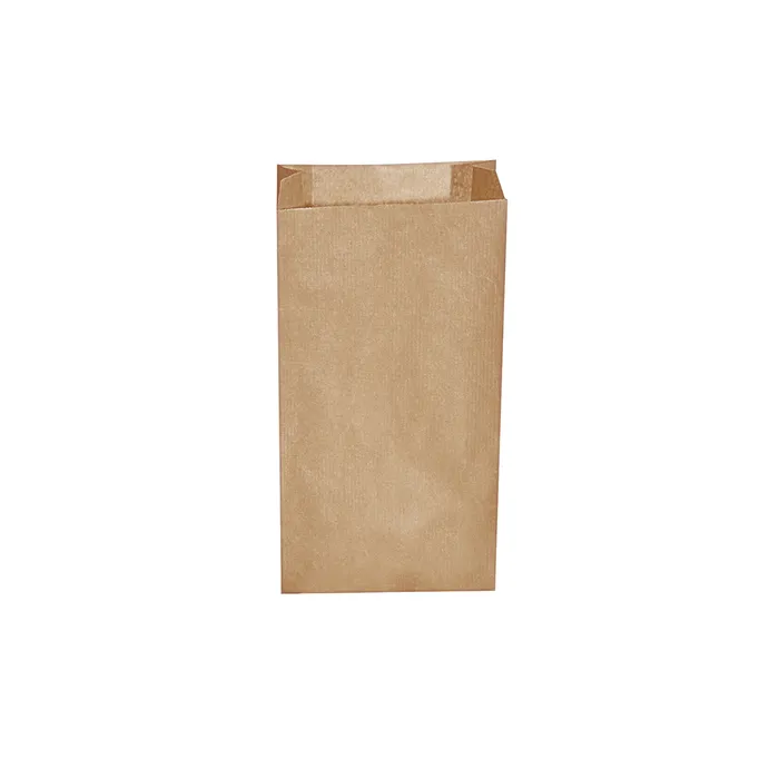 Główne zdjęcie produktu Svačinové papírové sáčky hnědé 1,5 kg (14+7 x 29 cm) [500 ks]