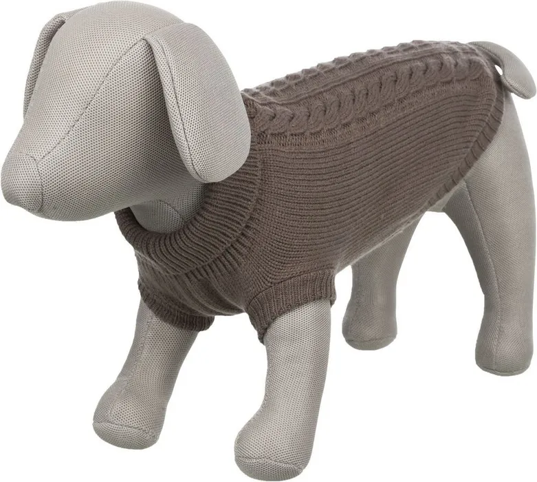 Główne zdjęcie produktu Svetr KENTON hnědošedá L:60cm, hruď:58cm, krk:42cm