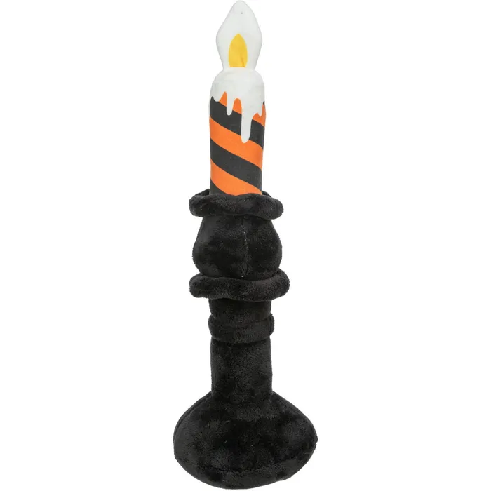 Główne zdjęcie produktu Svícen HALLOWEEN, plyšová hračka se zvukem, 33 cm, černá/oranžová - LIMITOVANÁ NABÍDKA