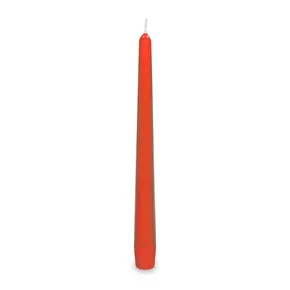 Świeca stożkowa czerwona średnica 23 x 245 mm [10 szt]