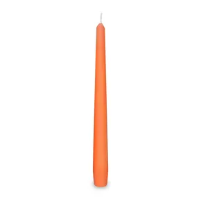 Świeca stożkowa pomarańczowa średnica 23 x 245 mm [10 szt]