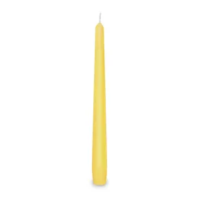Świeca stożkowa żółta średnica 23 x 245 mm [10 szt]