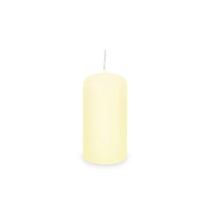 Główne zdjęcie produktu Svíčka válcová průměr 40 x 80 mm béžová [4 ks]