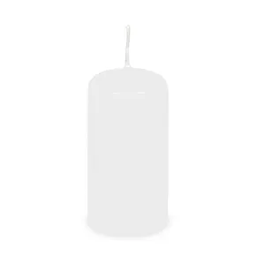 Świeca walcowa biała średnica 60 x 120 mm [1 szt]