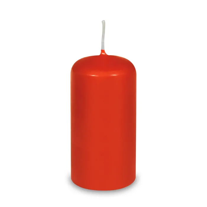 Główne zdjęcie produktu Svíčka válcová průměr 60 x 120 mm červená [1 ks]