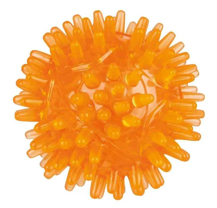 Główne zdjęcie produktu Svítící ježatý míček, termoplastová guma (TPR) 5 cm