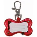 Następne zdjęcie produktu Świecąca zawieszka czerwona kość dla psa 4,5 x 3 cm