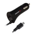 Następne zdjęcie produktu Ładowarka samochodowa SWISSTEN 12W, 1 port, USB-A, kabel microUSB