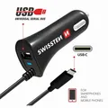 Następne zdjęcie produktu Ładowarka samochodowa SWISSTEN 12W, 1 port, USB-A, kabel USB-C