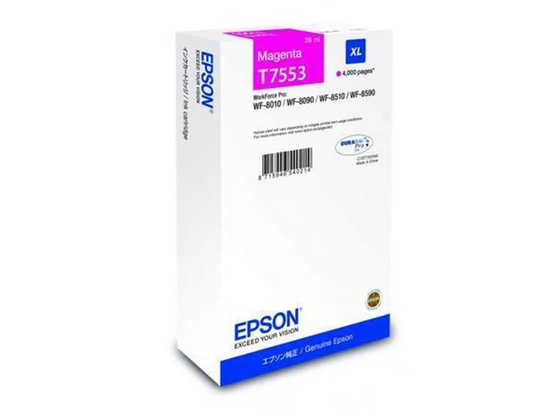 Główne zdjęcie produktu T755340 Inkjet cart. pro WF8590, 8510, 8090 tiskárny, EPSON magenta, 39ml