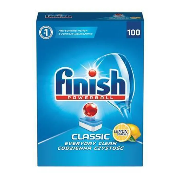 Główne zdjęcie produktu Tablety do myčky "Finish Powerball Classic", citrón, 100 ks
