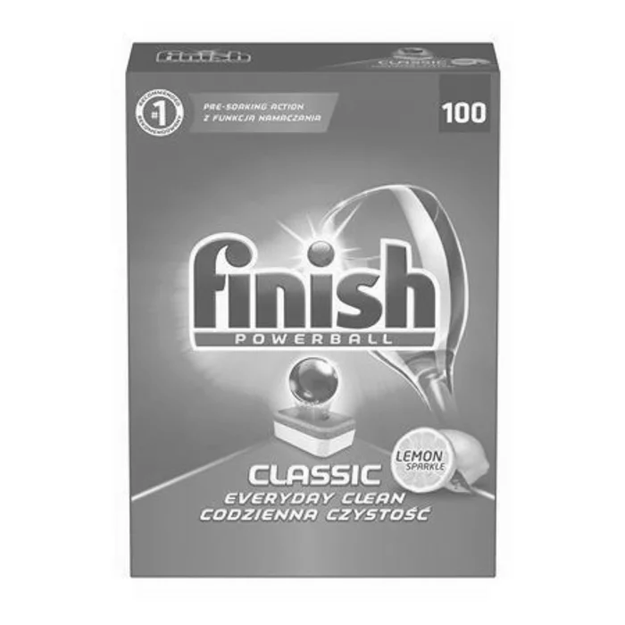 Główne zdjęcie produktu Tablety do myčky "Finish Powerball Classic", citrón, 100 ks