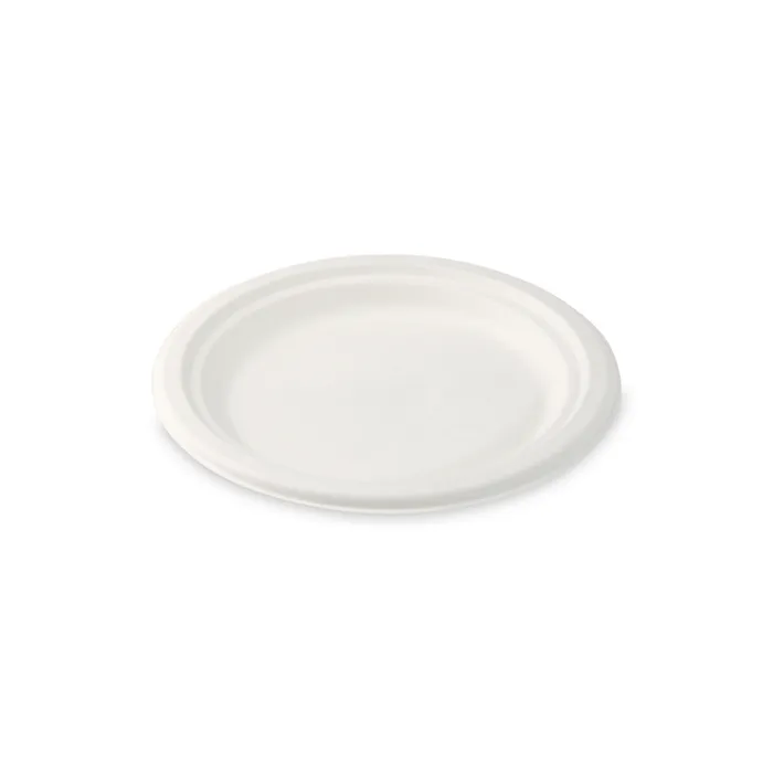Główne zdjęcie produktu Talíř kulatý BIO cukrová třtina průměr 17,5 cm [50 ks]