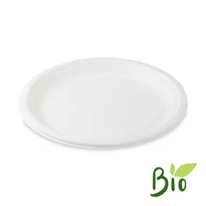 Talerz trzcina cukrowa średnica 26cm [50 szt]