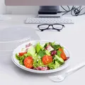 Talerz (PP) Reware Dinner wielokrotnego użytku czarny średnica 22cm [12 szt]