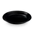 Talerz (PP) Reware Dinner wielokrotnego użytku czarny średnica 22cm [12 szt]