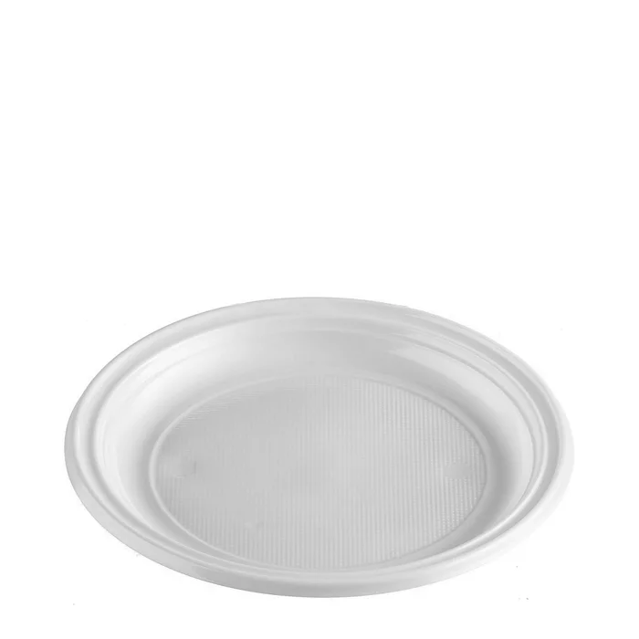 Główne zdjęcie produktu Talíř žlutý (PS) průměr 22 cm [30 ks]