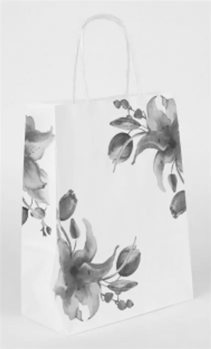 Główne zdjęcie produktu Taška dárková papírová 22x10x29 cm lilie