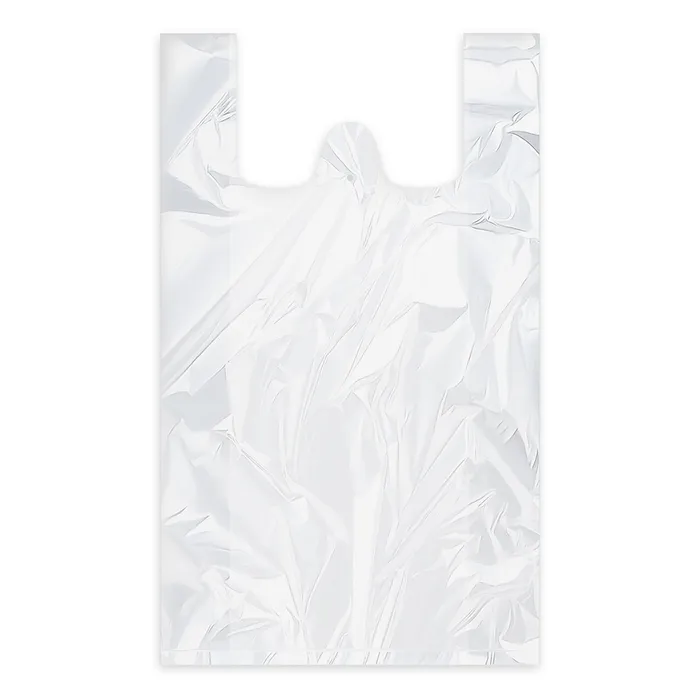 Główne zdjęcie produktu Taška (HDPE) bílá 30+18 x 55 cm `10kg` [100 ks]