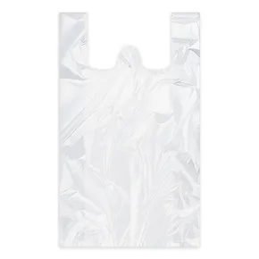 Reklamówka (HDPE) ekstra mocna biała 24+11 x 46 cm `5kg` [100 szt]