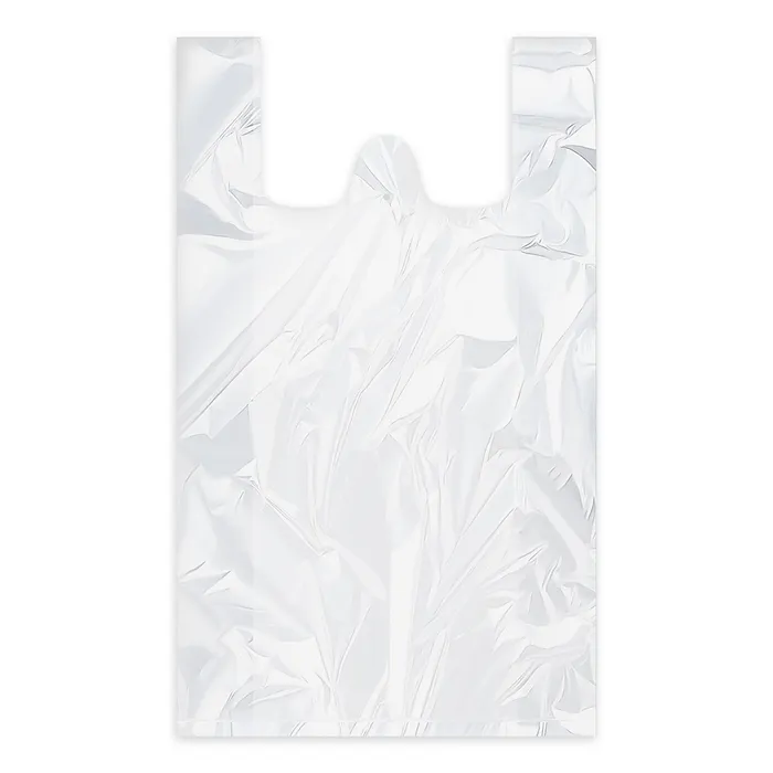 Główne zdjęcie produktu Taška (HDPE) extra-silná bílá 24+11 x 46 cm `5kg` [100 ks]