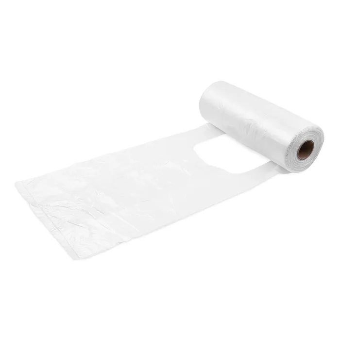 Główne zdjęcie produktu Taška (HDPE) v roli transparentní 22+11 x 45 cm `5kg` [200 ks]