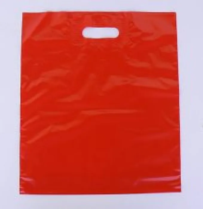 Główne zdjęcie produktu Taška polyetylénová s průhmatem červená [1 ks]