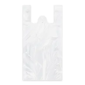 Reklamówka (HDPE) ekstra mocna biała 30+20 x 60 cm `15kg` [50 szt]