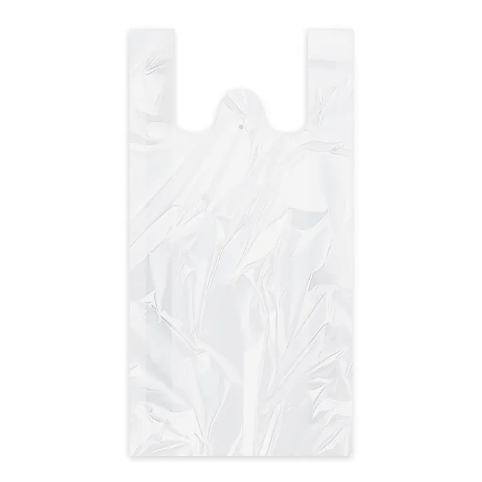 Główne zdjęcie produktu Tašky 15 kg bílé 30 + 20 x 60 cm -extra silné- [50 ks]