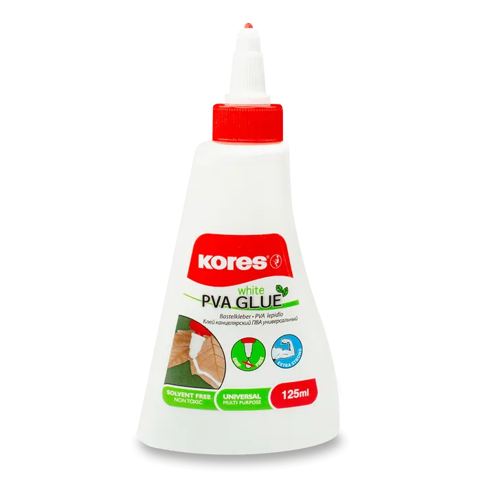 Główne zdjęcie produktu Tekuté lepidlo Kores White glue 125 ml