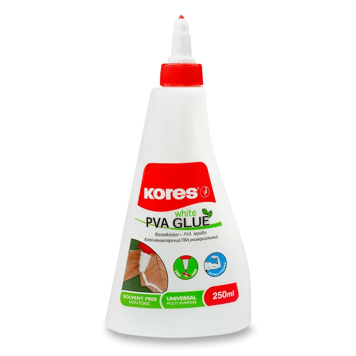 Główne zdjęcie produktu Tekuté lepidlo Kores White glue 250 ml