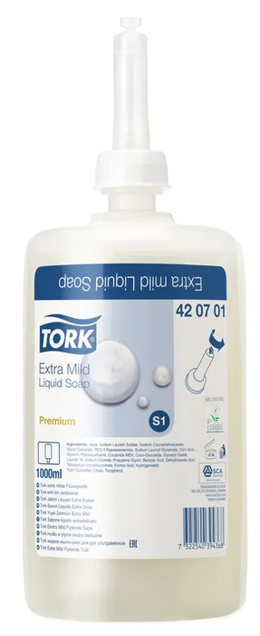 Główne zdjęcie produktu Tekuté mýdlo TORK MEVON 77 1l S1 [1 ks]