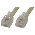Kabel telefoniczny RJ11 M-10m czarny do modemu ADSL, ekonomiczny