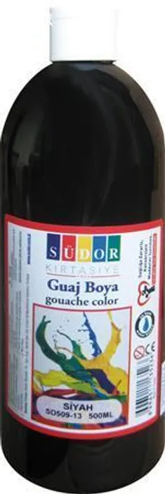Główne zdjęcie produktu Temperová barva, černá, 500ml, Südor