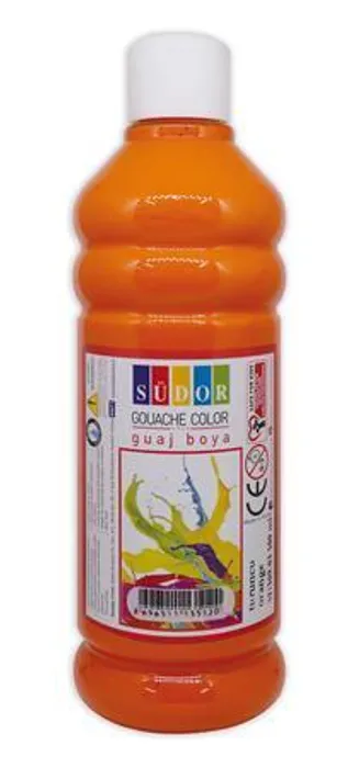 Główne zdjęcie produktu Temperová barva, oranžová, 500ml, Südor