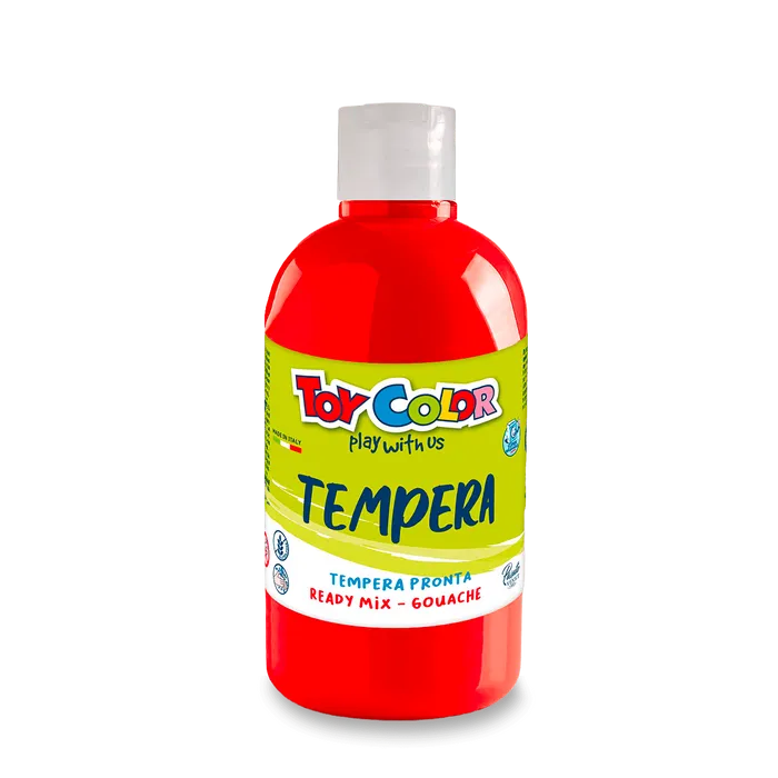Główne zdjęcie produktu Temperová barva Ready Tempera červená 500 ml