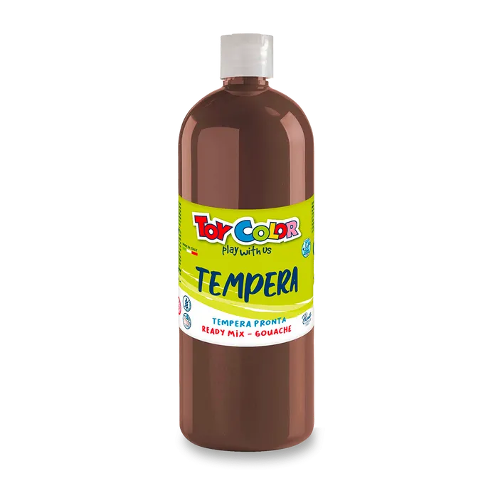 Główne zdjęcie produktu Temperová barva Ready Tempera hnědá 1000 ml