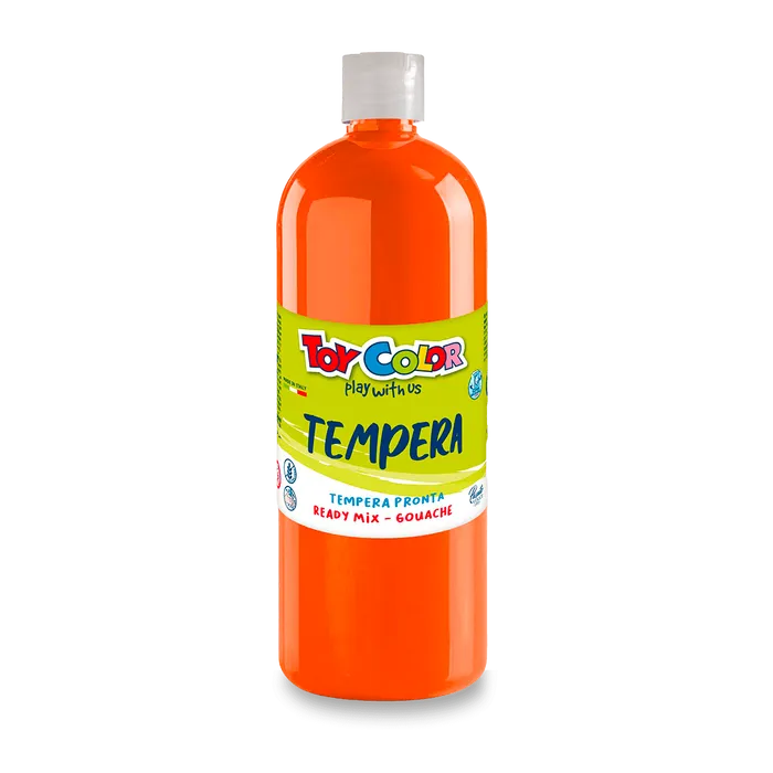 Główne zdjęcie produktu Temperová barva Ready Tempera oranžová 1000 ml