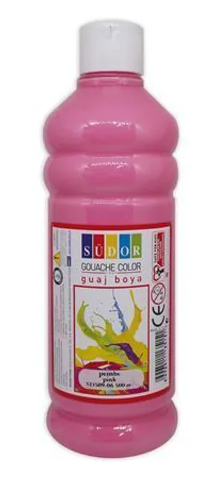 Główne zdjęcie produktu Temperová barva, růžová, 500ml, Südor