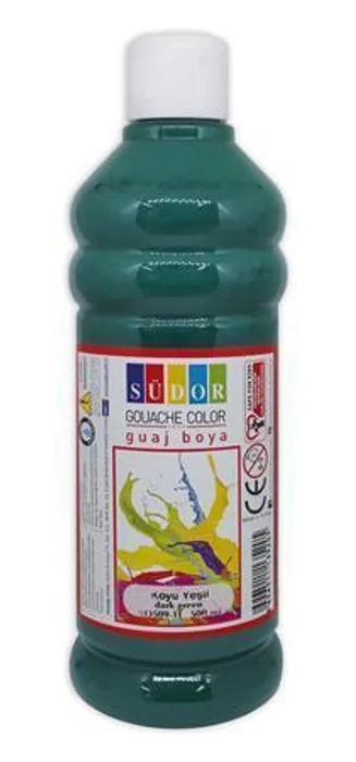 Główne zdjęcie produktu Temperová barva, tmavě zelená, 500ml, Südor