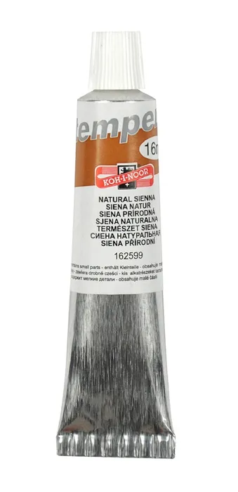 Główne zdjęcie produktu Temperové barvy 16ml - 162599 siena přírodní