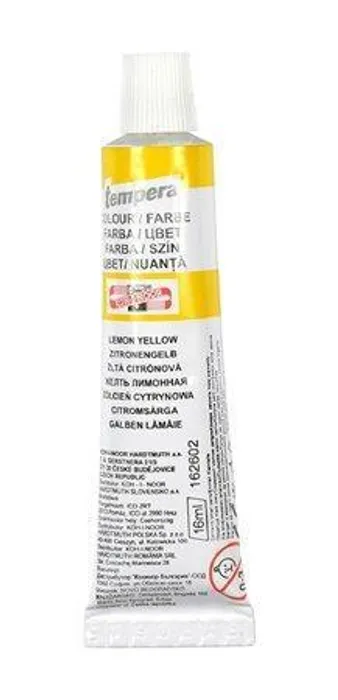 Główne zdjęcie produktu Temperové barvy 16ml - 162602 žlutá citronová