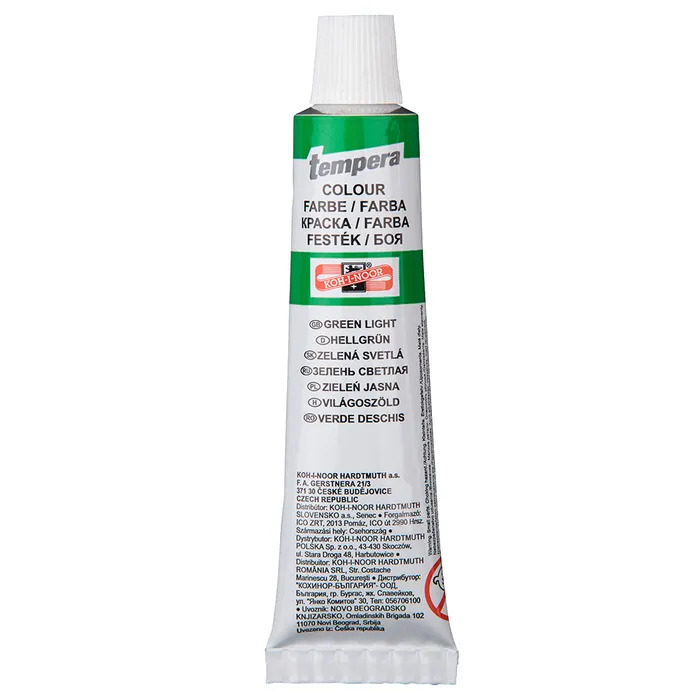 Główne zdjęcie produktu Temperové barvy 16ml - 162607 světle zelená