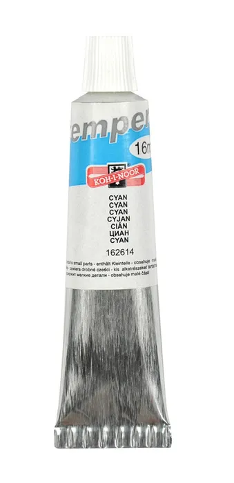 Główne zdjęcie produktu Temperové barvy 16ml - 162614 cyan