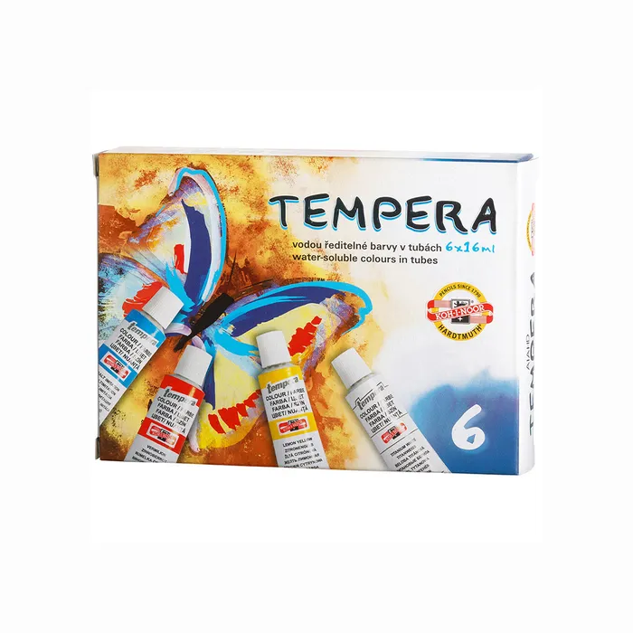 Główne zdjęcie produktu Temperové barvy sada (162547) 6 ks 16 ml