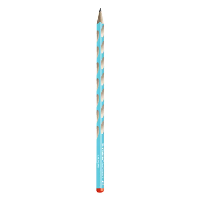 Główne zdjęcie produktu Tenká ergonomická grafitová tužka pro praváky STABILO EASYgraph S modrá - HB