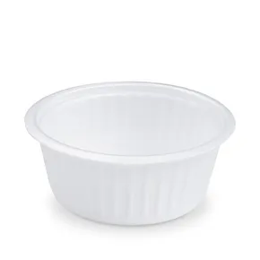 Pojemnik termiczny okrągły, biały 340 ml (XPS) [50 szt.]