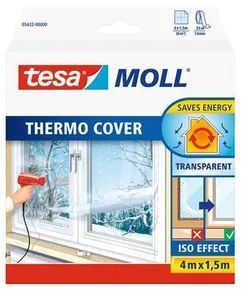 Folia termoizolacyjna do okien „tesamoll® 5432”, 1,5 m x 4 m, TESA