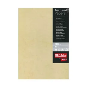 Papier fakturowany, havana, A4, 200g, APLI [10 ark.]
