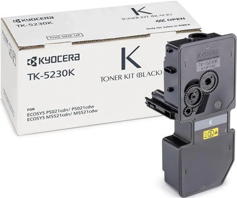 Główne zdjęcie produktu TK5230 Toner pro M5521CDN, 5521CDW, P5021CDN, 5021CDW tiskárny, KYOCERA černá, 2,6tis.stra